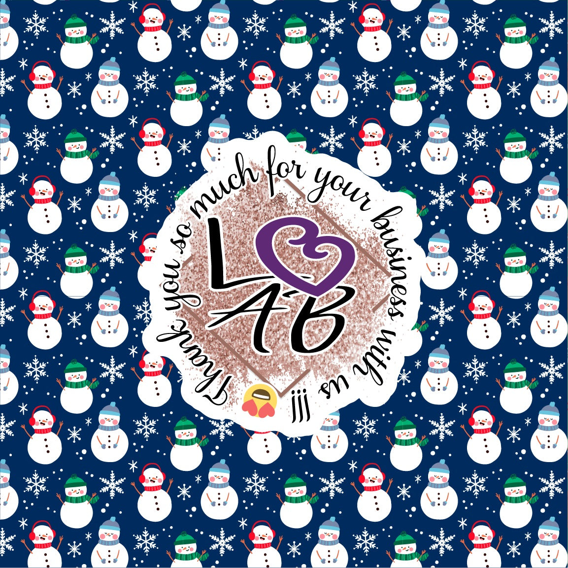 Christmas Cute Pattern Vinyl (7 Days Processing Time)