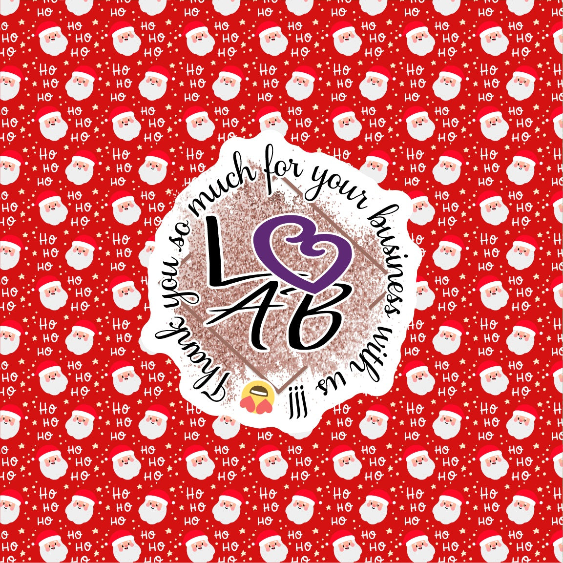 Christmas Cute Pattern Vinyl (7 Days Processing Time)