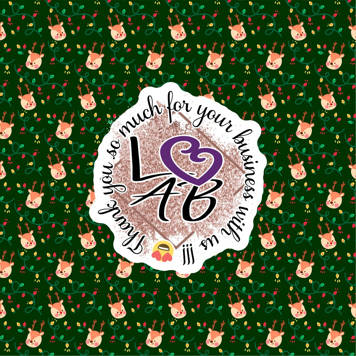Christmas Cute Pattern Vinyl (7 Days Processing Time)
