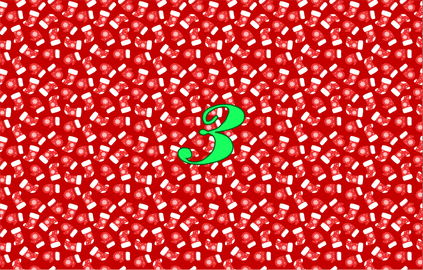 Christmas Pajamas Pattern Vinyl (7 Days Processing Time)