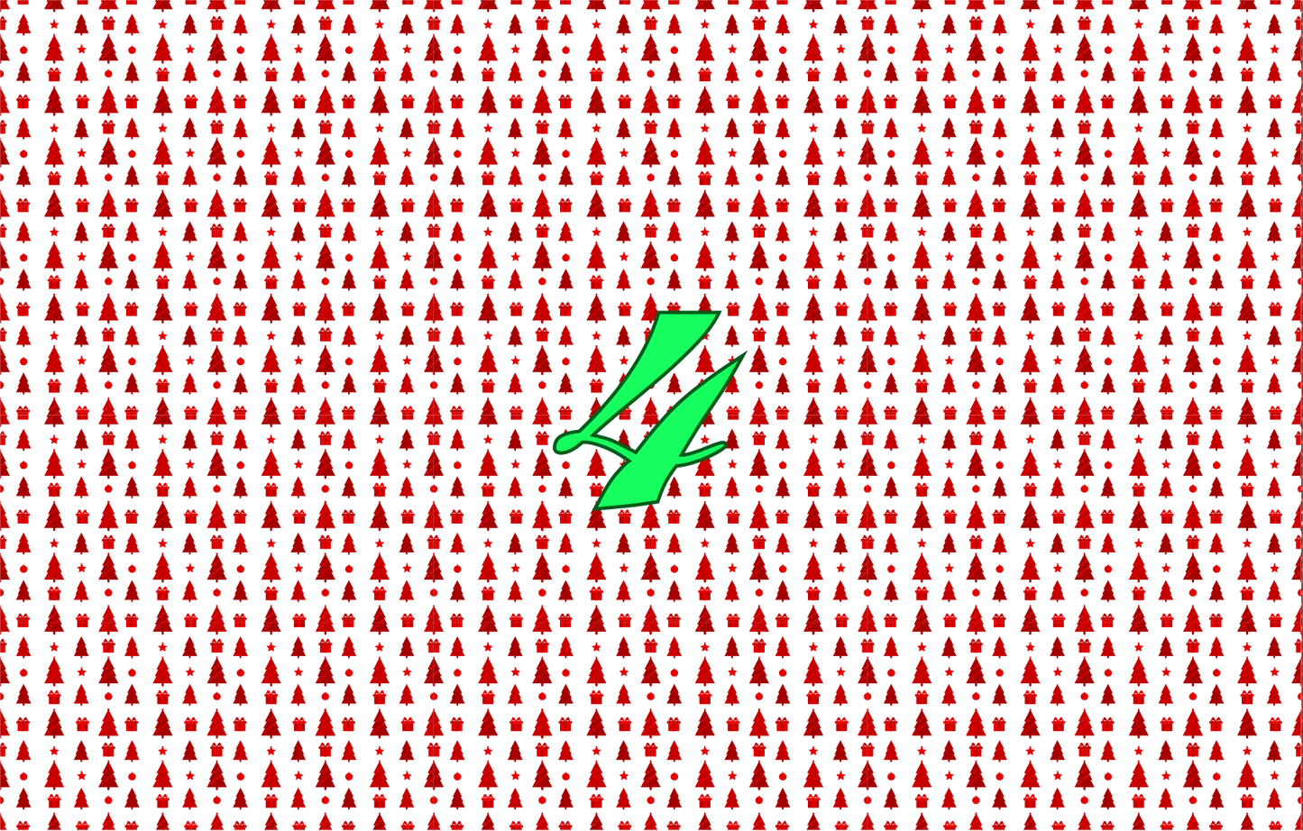 Christmas Pajamas Pattern Vinyl (7 Days Processing Time)