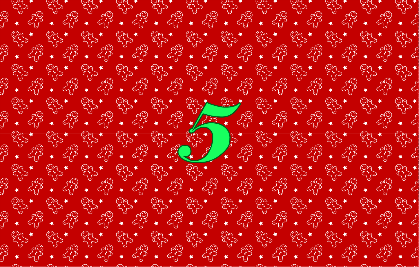 Christmas Pajamas Pattern Vinyl (7 Days Processing Time)