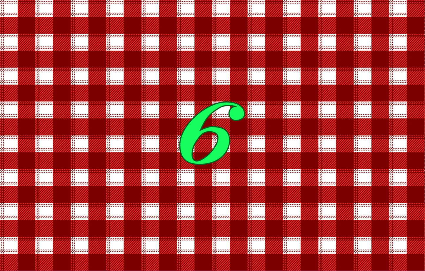 Christmas Pajamas Pattern Vinyl (7 Days Processing Time)