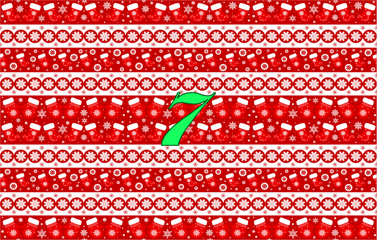 Christmas Pajamas Pattern Vinyl (7 Days Processing Time)