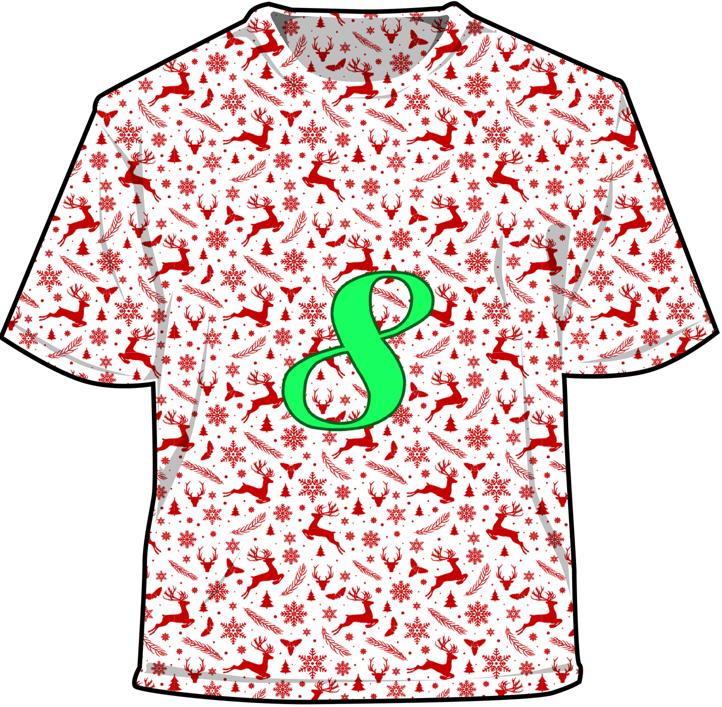 Christmas Pajamas Pattern Vinyl (7 Days Processing Time)