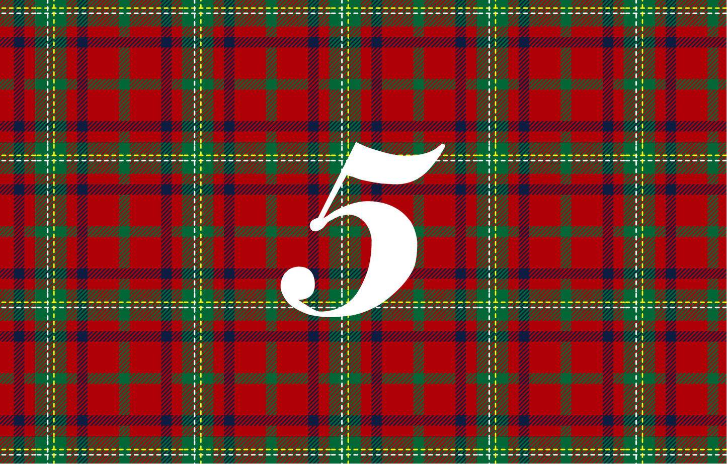 Christmas Plaid Pattern Vinyl & HTV (7 Days Processing Time)