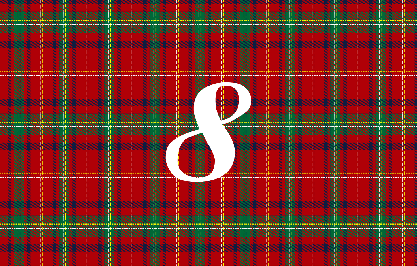 Christmas Plaid Pattern Vinyl & HTV (7 Days Processing Time)