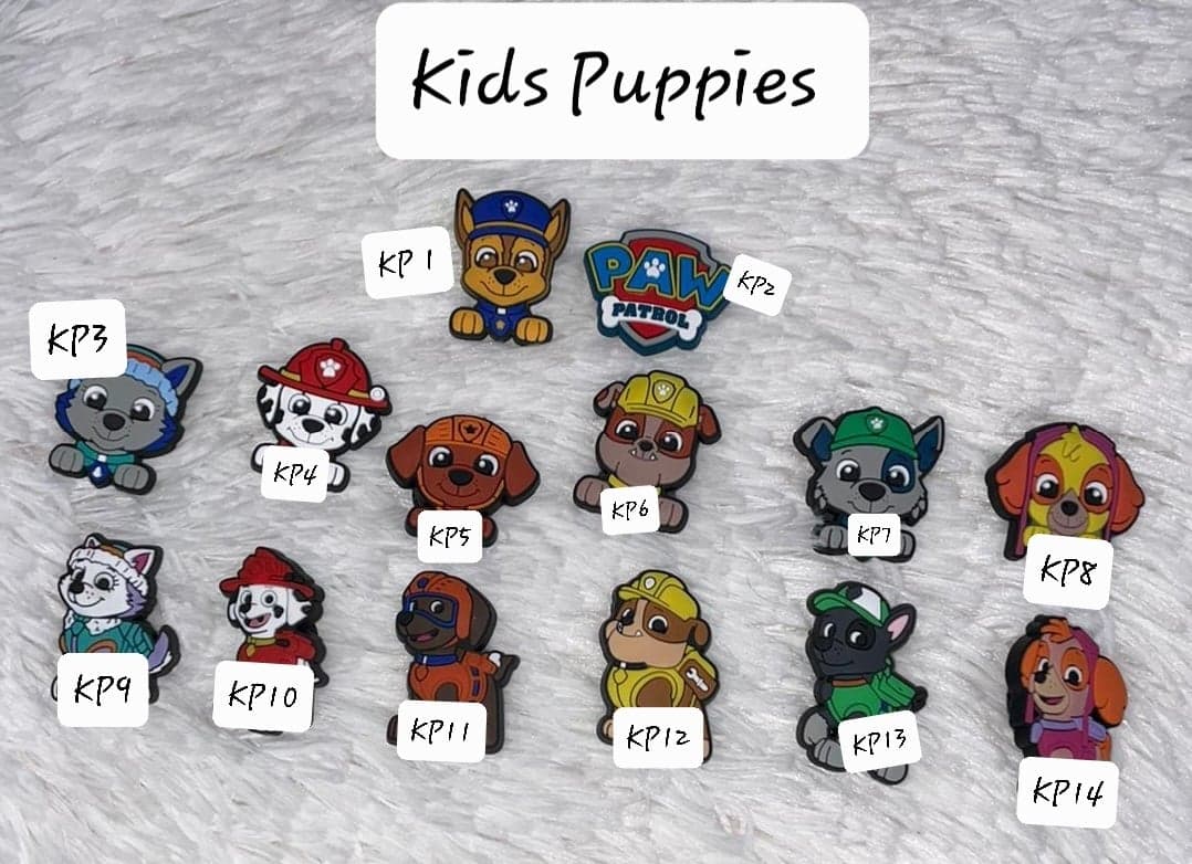 Kids Puppies - Charms for Crocs and Pens Jib