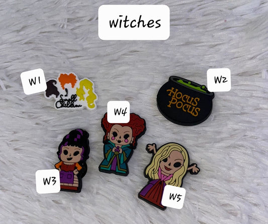 Witches - Charms for Crocs and Pens Jib