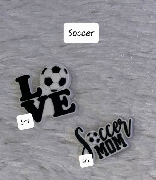 Soccer - Charms for Crocs and Pens Jib