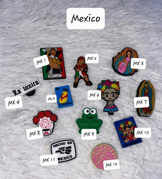 MEXICO - Charms for Crocs and Pens Jib