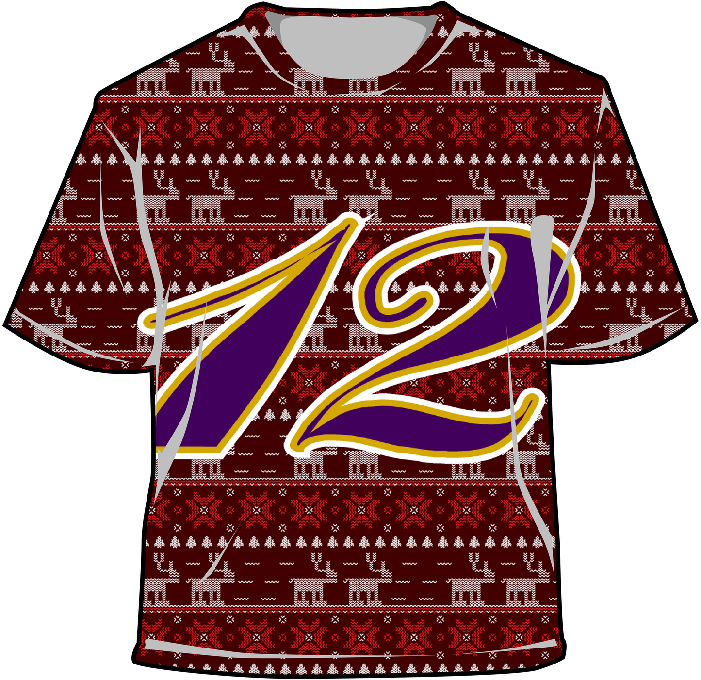 Ugly Sweater Pattern Vinyl & HTV (7 Days Processing Time)