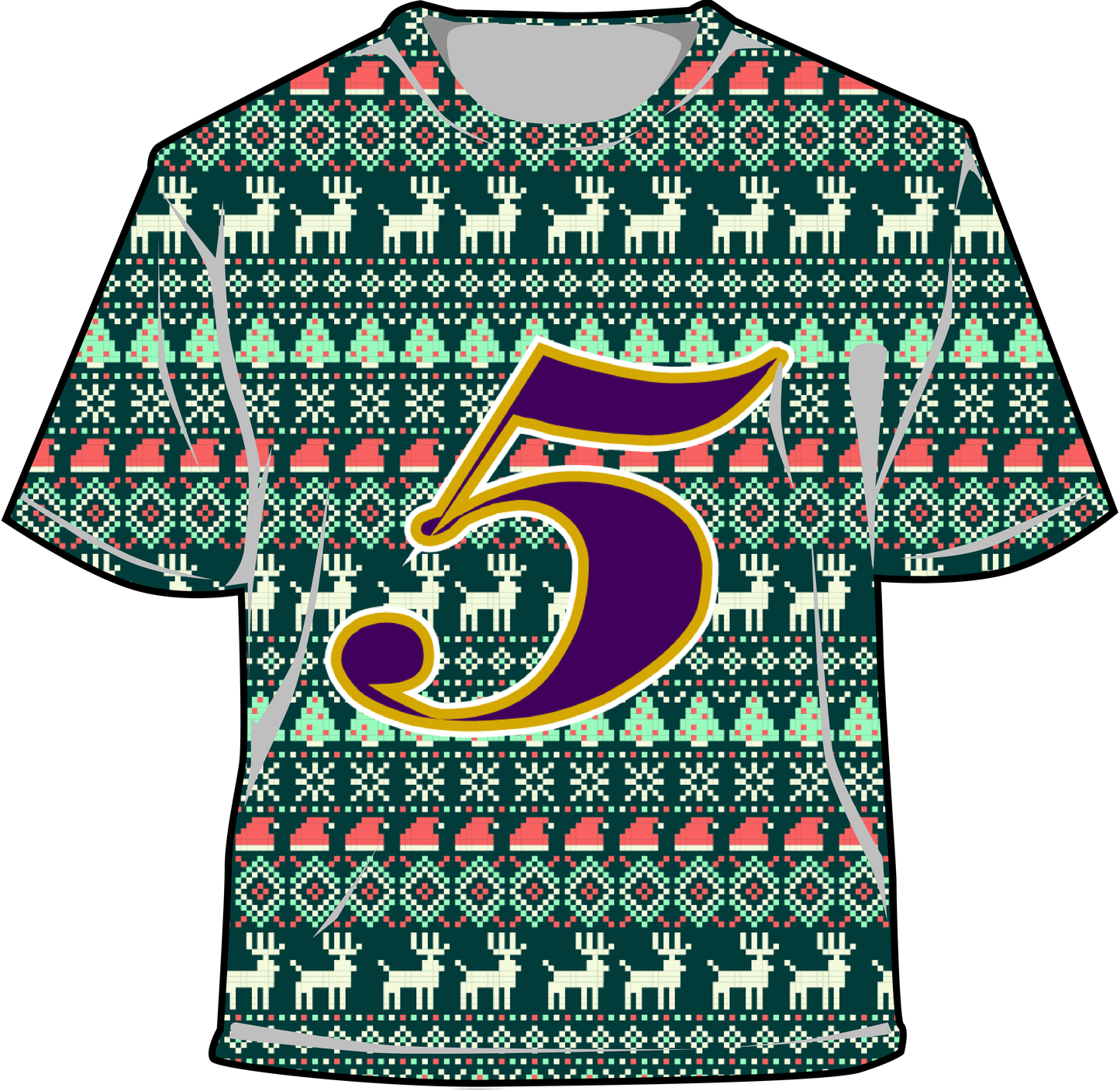 Ugly Sweater Pattern Vinyl & HTV (7 Days Processing Time)